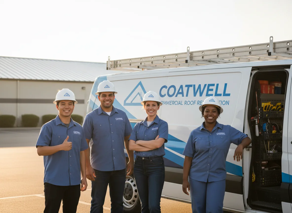 Commercial roof coating company in Webster, MA